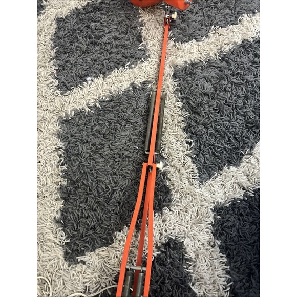 LEDU Orange Desk Lamp Articulated Draft Architect Lamp MCM Vintage NO BASE - Picture 8 of 16